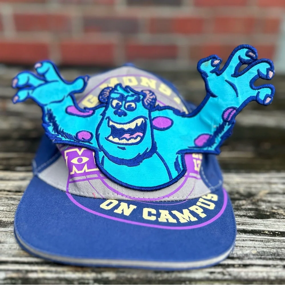 Rare Disney Pixar Monsters University 3-D Sully Big Monster on Campus Hat Cap C4